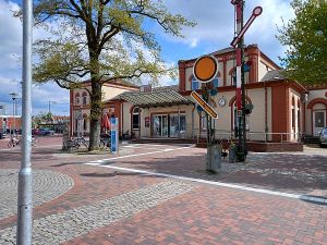 Bahnhof der Stadt Leer