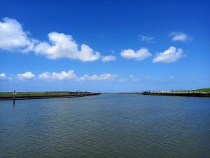 Ausblick von der Norddeicher Mole